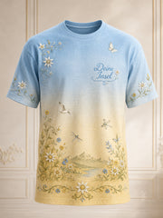 Herren-Danube-Island-Festival-Gedenkdruck-T-Shirt