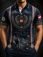 Österreich isches militärisches patriotisches Element Kunstdruck Polos hirt für Männer