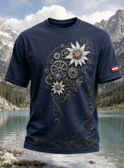 Österreich isches Präzisions instrumente Element Kunstdruck T-Shirt für Männer
