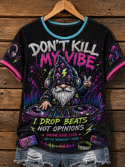 Frauen töten nicht mein Vibe DJ Gnome Kurzarm-T-Shirt
