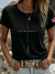 Damen-T-Shirt mit Aufdruck „Tetelestai“ nach Johannes 19,30