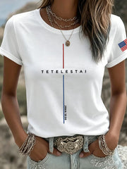 Damen-T-Shirt mit Aufdruck „Tetelestai“ nach Johannes 19,30