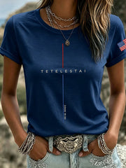 Damen-T-Shirt mit Aufdruck „Tetelestai“ nach Johannes 19,30