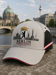 Mütze mit städtischem, denkmalstiftendem Grafikdruck