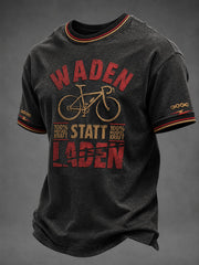 Herren-Waden-Statt-Laden-T-Shirt mit kurzen Ärmeln
