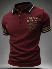 Herren-Shirt mit der Aufschrift „Hätte, hätte, Fahrradkette“
