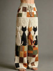 Damenhose mit Tier-Print