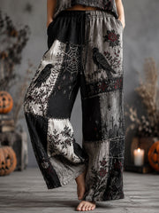 Damenhose im gotischen Stil aus Baumwolle und Leinen