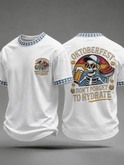 Herren-Oktoberfest-Print-Lässig-T-Shirt