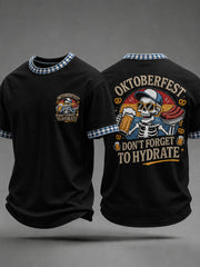 Herren-Oktoberfest-Print-Lässig-T-Shirt