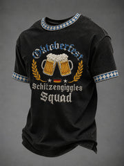 Herren-Oktoberfest-Print-Lässig-T-Shirt
