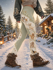 Damen-Tier-Element-Kunstdruck-Leggings