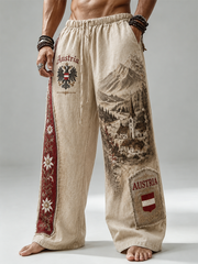 Herrenhose aus Baumwolle und Hanf im österreichischen Landhausstil