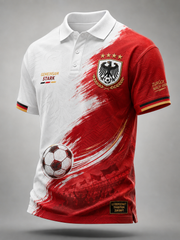 Herren-Fußballkurzarmshirt in deutscher Ausführung