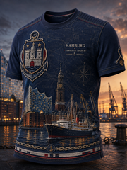 Herren-T-Shirt aus Deutschland mit kurzen Ärmeln in Hamburg