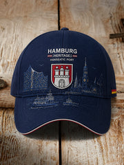 Mütze mit städtischem, denkwürdigem Grafikdruck