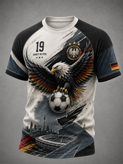 Herren-Fußball-T-Shirt mit kurzen Ärmeln