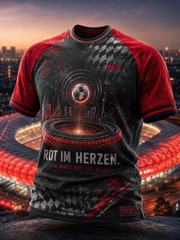 Herren-Fußball-T-Shirt mit kurzen Ärmeln