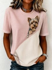 Schönes Yorkshire-Terrier-T-Shirt für Damen