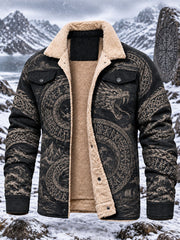 Herren-Mantel jacke mit langen Ärmeln