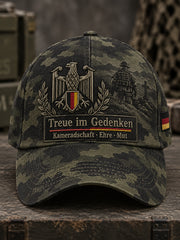 Unisex-Mütze mit denkmalhaften Veteranen-Prints