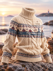 Sweatshirt mit nordischem Küsten erbe für Frauen