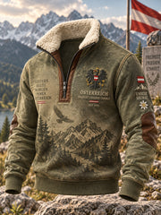 Herren-Kapuzenpullover mit Rundhalsausschnitt und langen Ärmeln, limitierte Sonderedition zum Nationalfeiertag