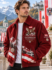 Herren-Jacke mit Gedenkdruck zum Nationalfeiertag