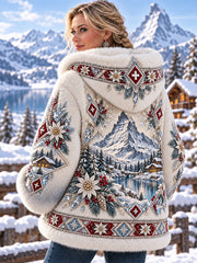Damen-Flanelljacke aus der Schweiz