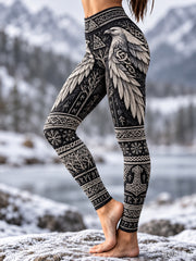 Vikinger-Velours-Leggings für Damen